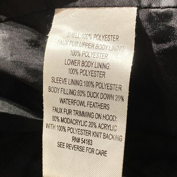 Calvin Klein Down Puffer Coat (No Removable Hood) Women's Medium Petite MP EUC - Picture 6 of 6